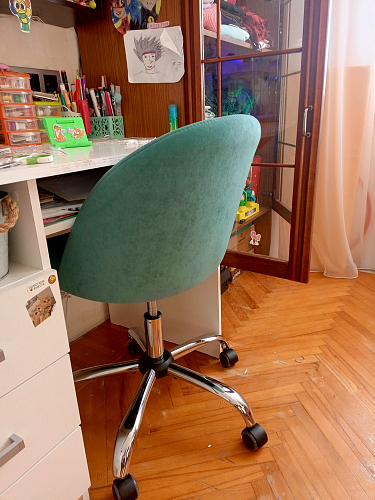 Компьютерное кресло Melody/Мелоди молочное фото покупателя 137