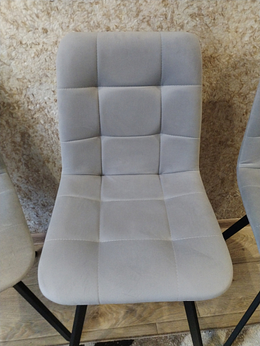 Стул на металлокаркасе Чилли К кирпичный / черный фото покупателя 307