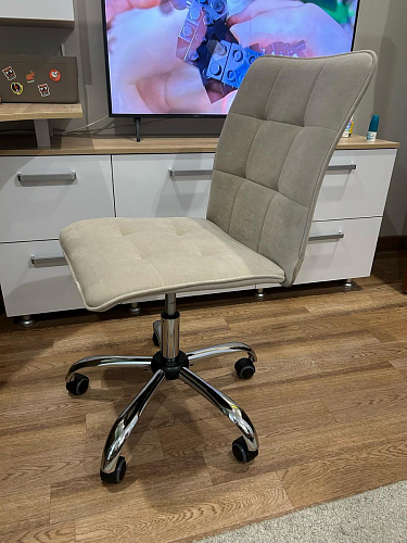 Компьютерное кресло One/Ван флок серый 29 фото покупателя 37