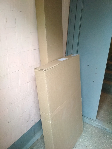 Письменный стол Комфорт 12.71 дуб золотой craft / белая аляска  - Уцененный экземпляр фото покупателя 172