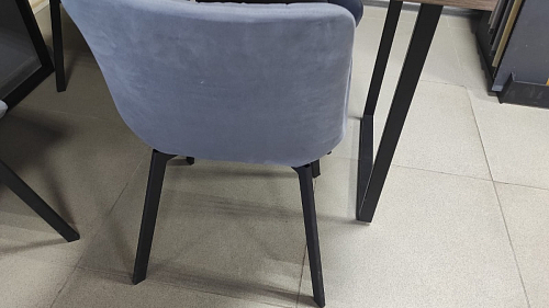 Стул на металлокаркасе Челси бирюзовый / черный фото покупателя 171