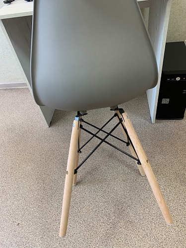 Пластиковый стул Eames PC-015 серый фото покупателя 447