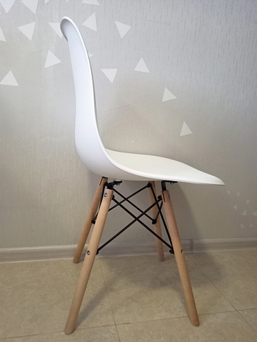 Пластиковый стул Eames PC-015 желтый фото покупателя 318