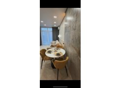 Стеклянный стол Tulip 90 black фото покупателя 31