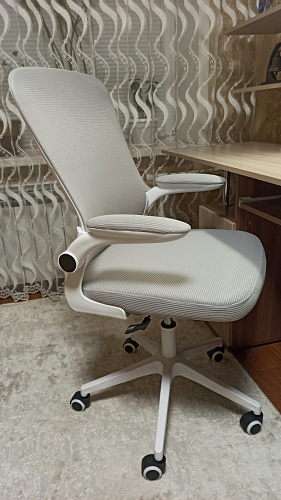 Компьютерное кресло Konfi light gray / blue / white фото покупателя 69