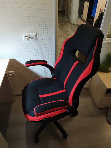 Компьютерное кресло Plast черный / голубой фото покупателя 1