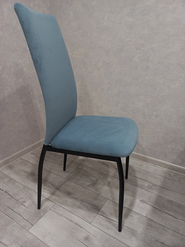 Стул на металлокаркасе Tod light blue / yellow / black фото покупателя 34