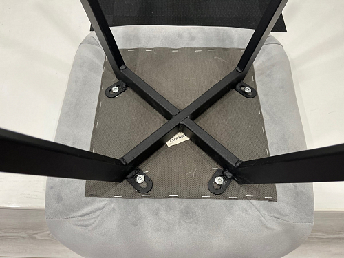 Стул на металлокаркасе Чилли К кирпичный / черный фото покупателя 145