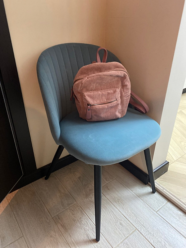 Стул на металлокаркасе Gabi 1 beige / black фото покупателя 909