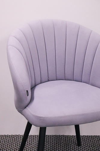 Стул на металлокаркасе Бэнбу velutto 20 / черный из шоурума 4