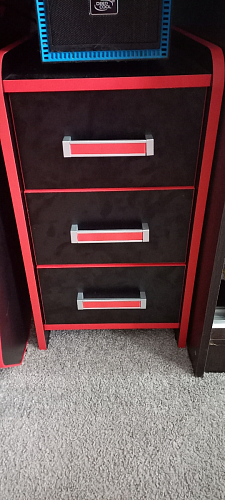 Тумба Ханна черная / красная - Уцененный экземпляр фото покупателя 120