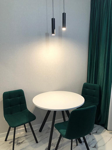 Стул на металлокаркасе Чилли бирюзовый / черный фото покупателя 70