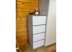 Комод Т-4р дуб сонома / белый фото покупателя 11