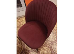 Стул на металлокаркасе Gabi 1 бежевый / черный с серебряными наконечниками фото покупателя 116