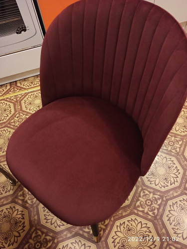 Стул на металлокаркасе Gabi gray / black фото покупателя 116