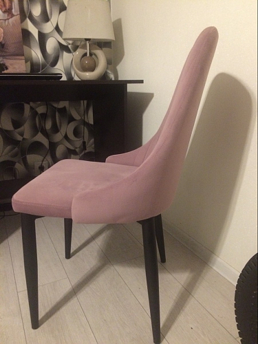 Стул на металлокаркасе Kora dark gray / black фото покупателя 41