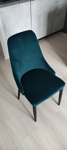 Стул на металлокаркасе Kora black / gray фото покупателя 274