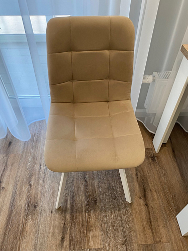 Стул на металлокаркасе Чилли К кирпичный / черный фото покупателя 208