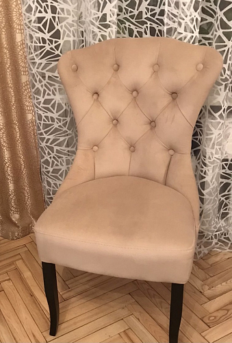 Стул деревянный Милано velutto 05 / венге / серебро фото покупателя 9