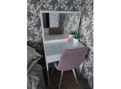 Стул на металлокаркасе Чилли горчичный / белый фото покупателя 173