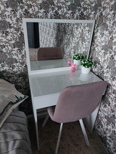 Комплект стульев Чилли 2 шт бежевый / черный фото покупателя 173