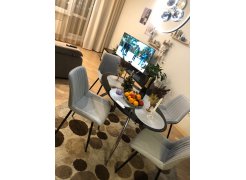 Стул на металлокаркасе Седа К крутящийся светло-серый  / белый фото покупателя 223