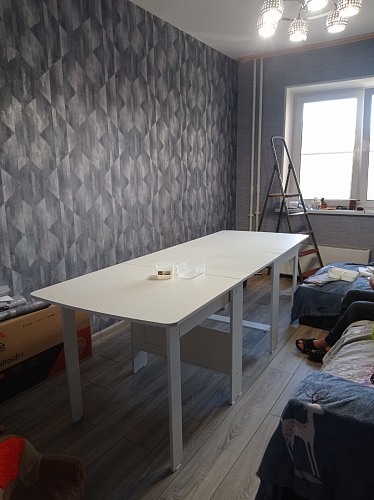 Стол обеденный раздвижной СтК7 венге фото покупателя 90