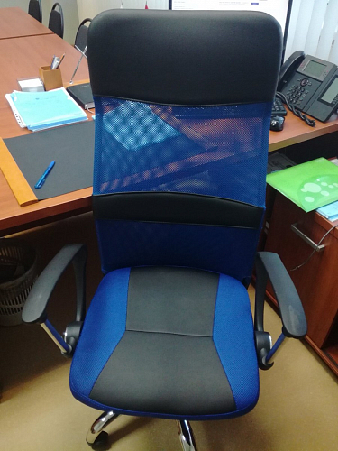 Компьютерное кресло Arano синее фото покупателя 62