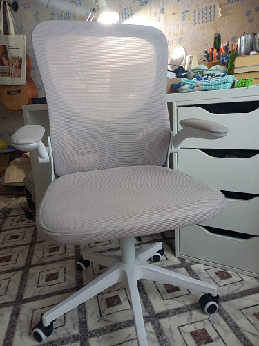 Компьютерное кресло Konfi gray / blue / white фото покупателя 237