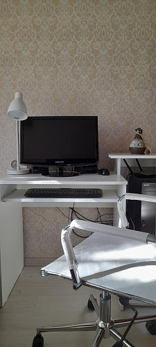 Компьютерный стол Джаз-24 левый дуб сонома фото покупателя 93