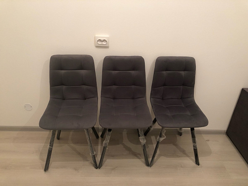 Стул на металлокаркасе Чилли зеленый / черный фото покупателя 1187