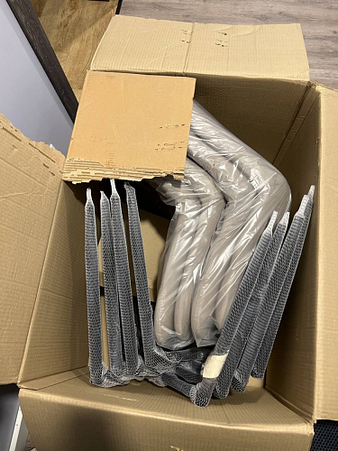 Стул на металлокаркасе Челси бежевый / белый каркас фото покупателя 142