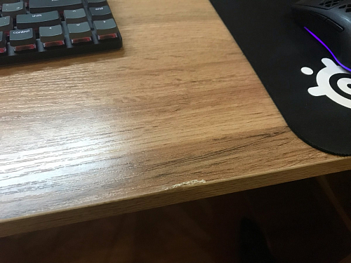 Письменный стол Фред Лофт дуб делано светлый / белый матовый фото покупателя 3