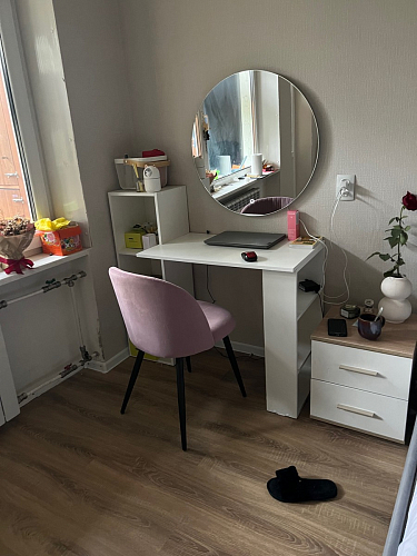 Стул на металлокаркасе Gabi 1 light purple / black фото покупателя 830