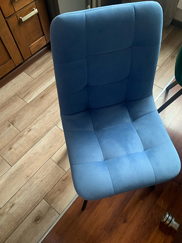 Стул на металлокаркасе Чилли бирюзовый / черный фото покупателя 943