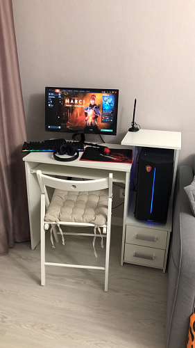 Стол компьютерный Джаз-24 правый венге фото покупателя 25