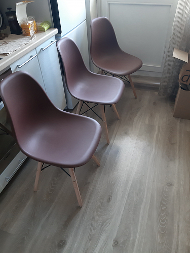 Пластиковый стул Eames PC-015 желтый фото покупателя 264