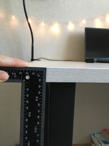 Деревянный стол Лота Лофт 120x75 дуб крафт табачный / черный матовый фото покупателя 230