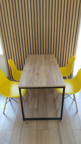 Стул Cindy Eames mod. 001 khaki / natural фото покупателя 364