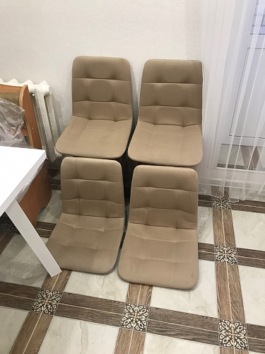 Стул на металлокаркасе Чилли бирюзовый / белый фото покупателя 364