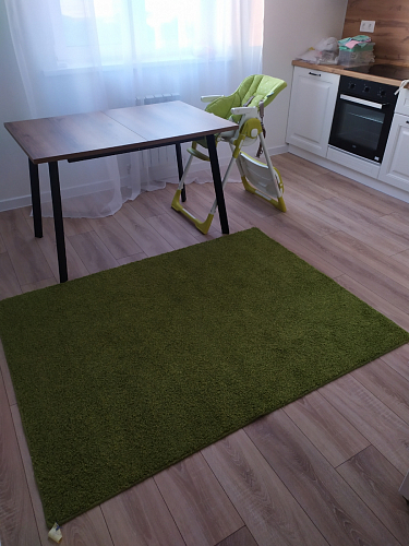 Стол раскладной Колон Лофт 120 32 мм дуб галифакс табако / черный матовый фото покупателя 31