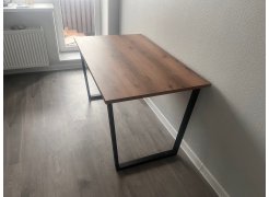 Стол Лота Лофт 140 25 мм черный матовый / бетон фото покупателя 534