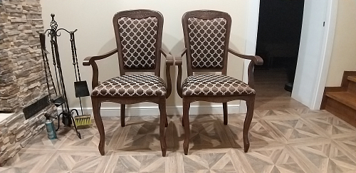 Стул Клето патина серебро / черный фото покупателя 6