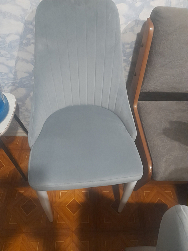 Стул на металлокаркасе Kora white / gray фото покупателя 485