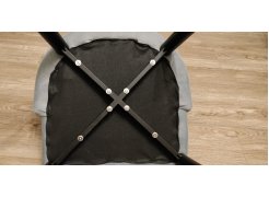 Стул на металлокаркасе Kora beige / black фото покупателя 135