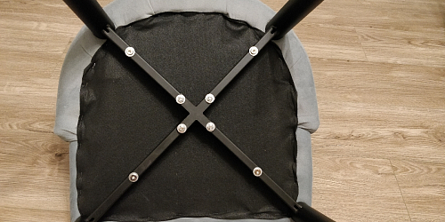 Стул на металлокаркасе Kora beige / black фото покупателя 135