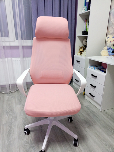 Компьютерное кресло Golem dark gray / gray / white фото покупателя 11