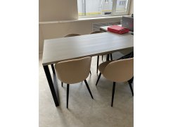 Стул на металлокаркасе Gabi 1 light purple / black фото покупателя 249