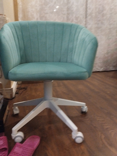 Компьютерное кресло Тибо confetti chocolate / белый фото покупателя 106