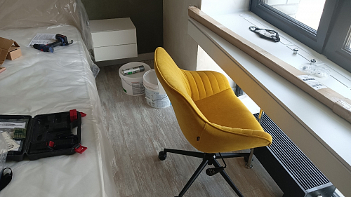 Компьютерное кресло Dublin/Дублин хром / вельвет графит фото покупателя 14